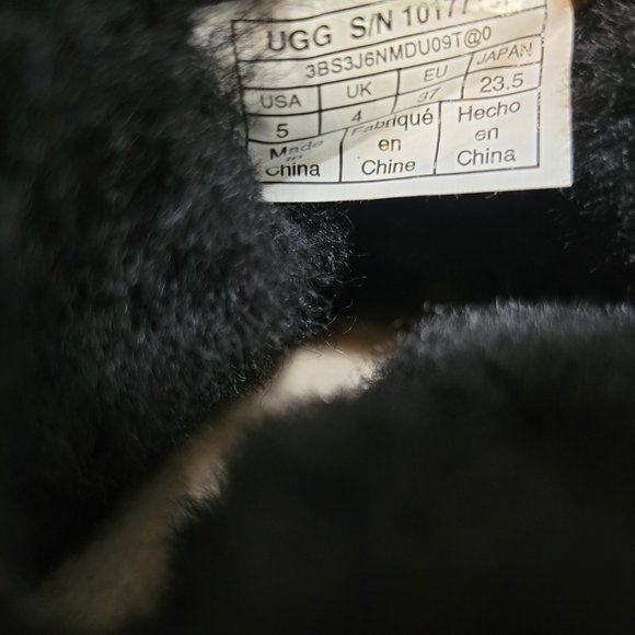 UGG Classic Mini II Women's Size 5 Black Suede Slip On Ankle Boot - Picture 10 of 10